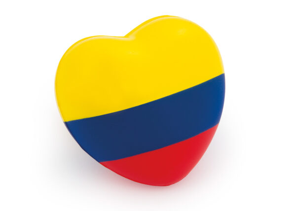 AN0060 Antiestrés Corazón Tricolor - Imagen 3