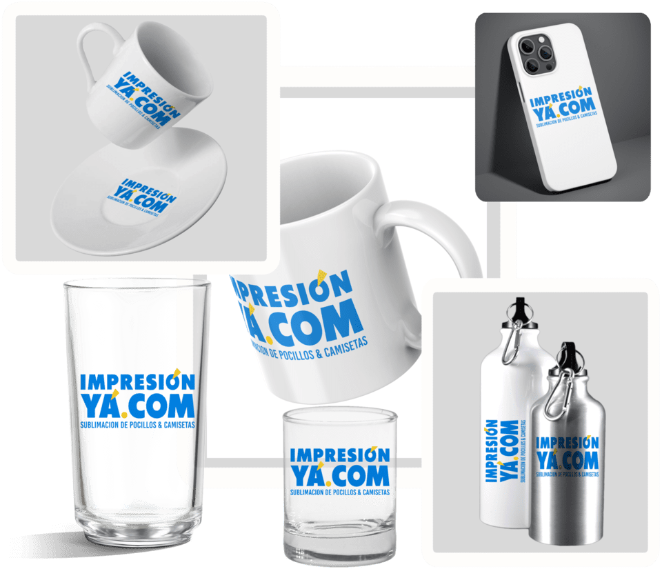 Impresión Yá En Bogotá Colombia-Banner Servicios Sublimación y Personalización de Pocillos Mugs, Vasos, Platos, Pad Mouse, Baldosas Ceramicas y artículos promocionales