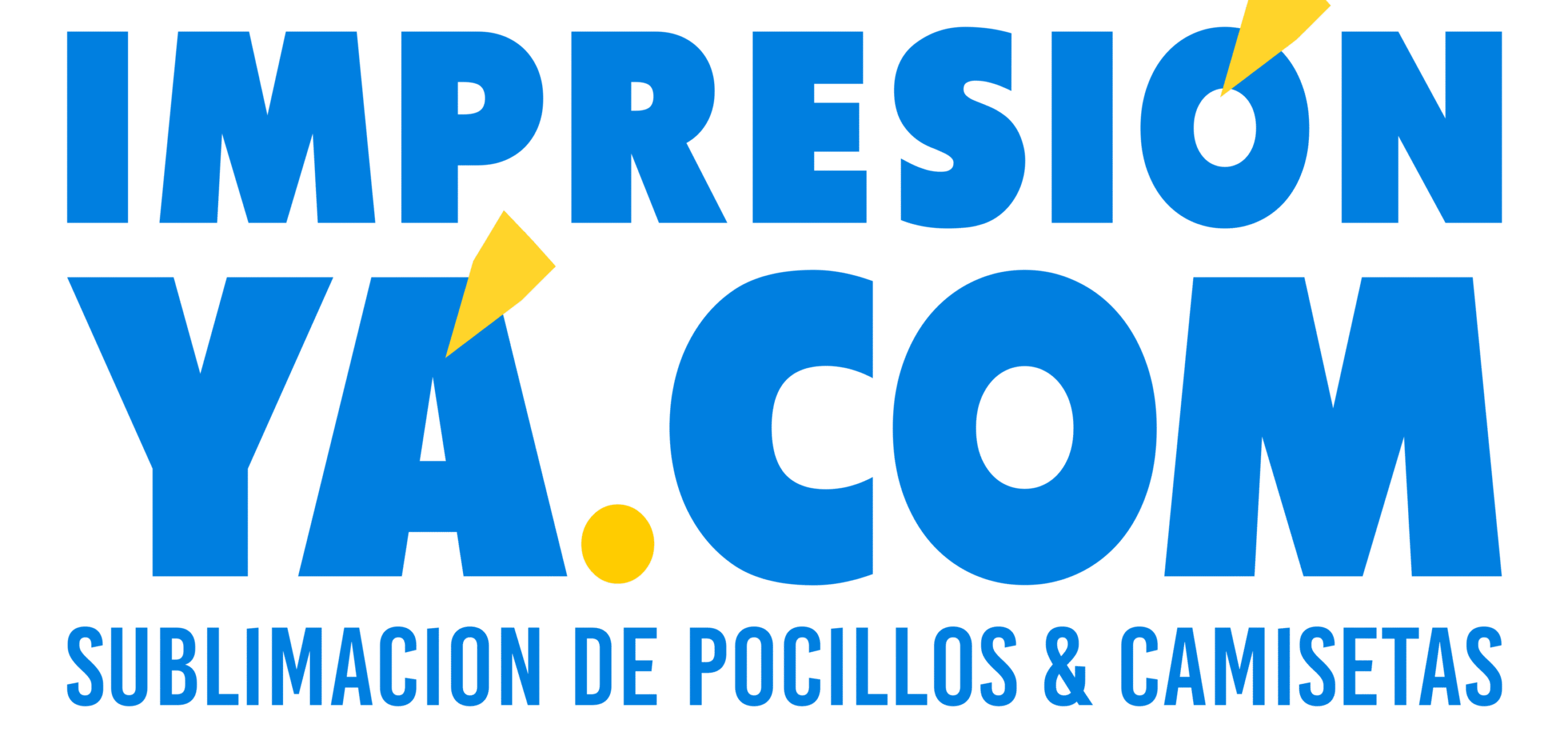 Logo Impresión Ya. Impresión y sublimación de Pocillos Mugs, Camisetas, Gorras, Esferos, Llaveros, Morrales, Stickers, Calcomanías en Bogotá, Colombia.